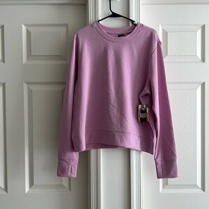 Textured long sleeve tee nwt